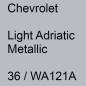 Preview: Chevrolet, Light Adriatic Metallic, 36 / WA121A.